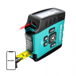 Mileseey DT20 Laser Distance Measurer with a 40-meter measuring tape