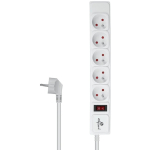 Pikendus Pikendus - DPM FMP5150 5 Pistikut 5 m &Uuml;levoolu Kaitse Valge