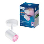 Philips Philips Smart Lighting BOS spotivalaisin, 1 x 5 W, W, 22-65 K, RGB