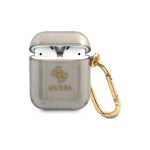 Guess Protective Case GUA2UCG4GK Glitter Collection for AirPods 1/2 Gray
