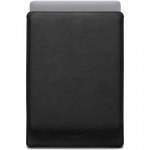 Woolnut Leather Sleeve protective pocket 16" MacBook Pro, black