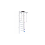 Wooden Wooden Swedish gymnastics wall SANRO SMILE white, 243x64cm