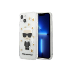 Case Case Karl Lagerfeld KLHCP13SHFLT iPhone 13 mini 5.4" transparent Flower Ikonik Karl