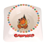 GARFIELD Garfield, melamine cat bowl, white/grey