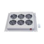 Triton Free standing cabinet fan unit, 6 fans