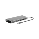 Belkin INC015BTSGY-CZ s&uuml;learvuti dokk ja pordireplikaator Juhtmega &uuml;hendatud USB 3.2 Gen 1 (3.1 Gen 1) Type-C Alumiinium