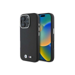 Case Case BMW BMHCP16L23PMWK iPhone 16 Pro 6.3" black/black hardcase M Smooth Full Wrapped Metal