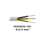 Przew&oacute;d Przew&oacute;d electric wire round YDY 450/750V 3x2,5mm2 ELEKTROKABEL 100m