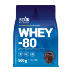 Star Star Nutrition Whey-80 Double Rich Chocolate valguvalkuinepulber, 500 g