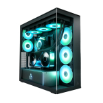 ARCTIC Xtender VG Black (Clear Glass) Must, L&auml;bipaistev