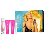 Versace Paris Hilton Heiress komplekt: l&otilde;hnav kehapesusprei 100 ml + l&otilde;hnav kehapesusprei 10 ml + kehav&otilde;i 90 ml + du&scaron;igeel 90 ml