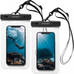 Spigen A601 Universal Waterproof Case Clear [2 PACK]
