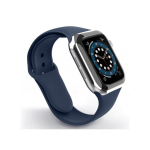 Swissten Silicone Band for Apple Watch 38-40mm Navy - 8595217477100 Kellarihm