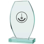 Detail Detail Engraved glass trophy with case