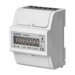 Orno 1-phase electricity consumption indicator, 80A, 3 modules, DIN TH-35mm