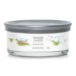 Yankee Yankee Candle Clean Cotton vahak&uuml;&uuml;nal Silinder Puuvilla&otilde;is, Sidrun, Valge lill Valge 1 tk