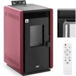 MSW Free standing pellet stove with remote control 50-150 m3 6000 W