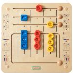 MASTERKIDZ Diamond Sorting Puzzle - Montessori Educational Wall Board