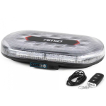 Wireless Wireless LED warning beam with remote control r65 r10 326x186x63 26w 12v 24v amio-04369