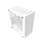 Darkflash M305 Mesh arvutikorpus ilma ventilaatoriteta (valge)