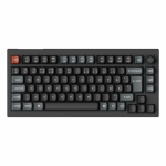 Keychron V1 Ultra 75% 8K Tri-Mode K POM Red wireless mechanical keyboard, black