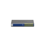 NETGEAR GS516PP Mittejuhitav Gigabit Ethernet (10/100/1000) Power over Ethernet tugi Sinine, Hall