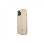 Case Case Guess GUHCP14XPSATLE iPhone 14 Pro Max 6.7 inch Beige / Beige Solid SaffianoTriangle Logo