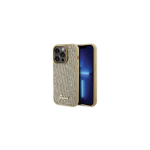 Guess Apple iPhone 15 Pro Max HC PU DISCO SCRIPT METAL Gold