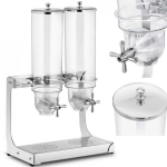 Royal Royal Catering Candy rice cereal dispenser, transparent, double, 7 l
