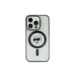 Karl Karl Lagerfeld KLHMP15MHCHNOTK iPhone 15 Plus 6.7" Clear Hard Case IML Choupette's Head MagSafe