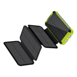 RealPower PB-20000 Solar 20000 mAh Traadita laadimine Must, Roheline