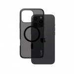 PanzerGlass CARE by &reg; Flagship Case Smokey Urban Combat w. Black MagSafe iPhone 16 Pro Max mobiiltelefoni &uuml;mbris Kate Must