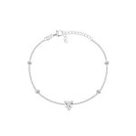 Brilio Brilio Silver Charming silver bracelet with zircons BRC93W
