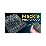 MACKIE PROFX10GO &ndash; Kaasaskantav mikser USB liidesega