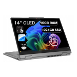 Ne&scaron;iojamas Ne&scaron;iojamas arvuti Ne&scaron;iojamise arvuti 2w1 Lenovo IdeaPad 5 14Q8X9 83GH002EPB X Plus X1P-42-100 Puutetundlik 14" WUXGA OLED 16GB 1
