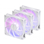 Blackstorm Luna UF120 ARGB PWM Reverse -ventilaatorikomplekt, valge, 120 mm, 3 tk