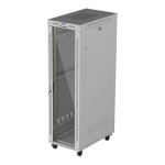 19" 19" 42U 600 &times; 1000 HALL HITI RIIK CABINET HALLITSEVAUKA KLAASSUKSEGA JA LCD, LANBERG (LAMEPAKID)