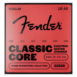 Fender Classic Core Bullets&trade; 3255R kitaran kieled, nikkelkattega teras, pallikuppel .010-.046
