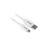 Sharkoon USB 3.1 A-C kaabel valge 0,5 m