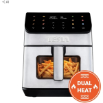 Tesla AirCook DualHeat QD65 XXL Digitaalne &otilde;hu praepann koos kahekordse kuumutamisega