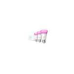 Philips Hue alustamiskomplekt: sild + 3 x E27 A60 RGBW 9W BT pirn.