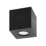 Ceiling Ceiling light Orno MEGY DLS GU10 downlight max 50W, IP54, square, black, aluminum