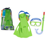 Diving Diving set Mask, diving, fins Green Bestway 25019