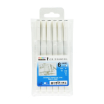 Marvy Marvy Uchida MARVY graphic pens For Drawing Black, 6 pcs.