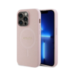 Guess Apple iPhone 15 Pro Saffiano MagSafe Case Pink