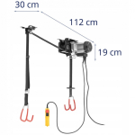 MSW Podnośnik rowerowy electric with console do 100 kg 3 m