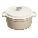 Pot Pot Grand feu FEUMWHITE, 24 cm x 24 cm x 10.5 cm, 3.5 l