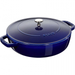 Deep Deep frying pan with lid Staub - 28 cm, Blue