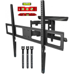 Maclean TV holder, max. VESA 800x600, 43-100", 80kg, horizontal and vertical angle reg. angle, profile 50-500mm, black, MC-423