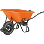 Professional Professional wheelbarrow with HDPE plastic container and sturdy metal handles, 100L Truper Expert&reg;
